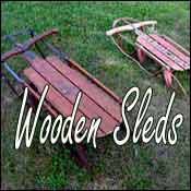 Wooden sleds